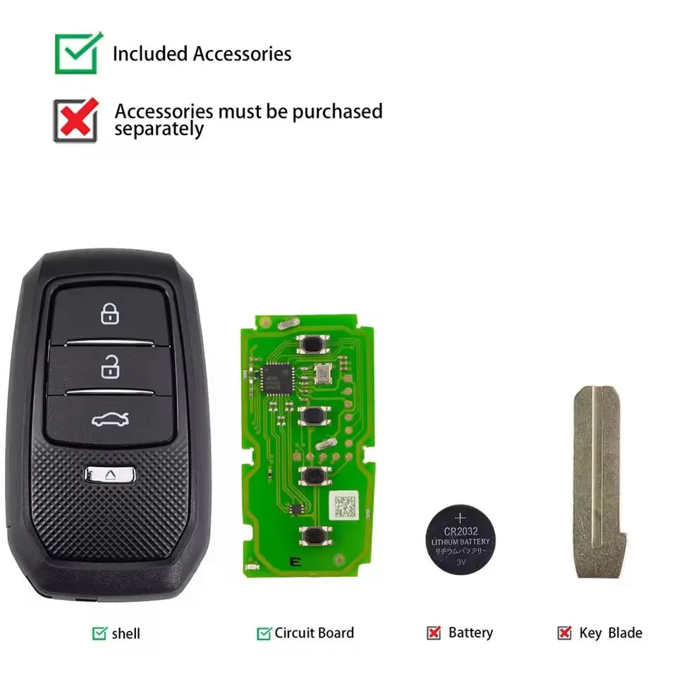 Xhorse VVDI XSTO01EN XM38 Smart Key Fob For Toyota All In One Chip 315 434