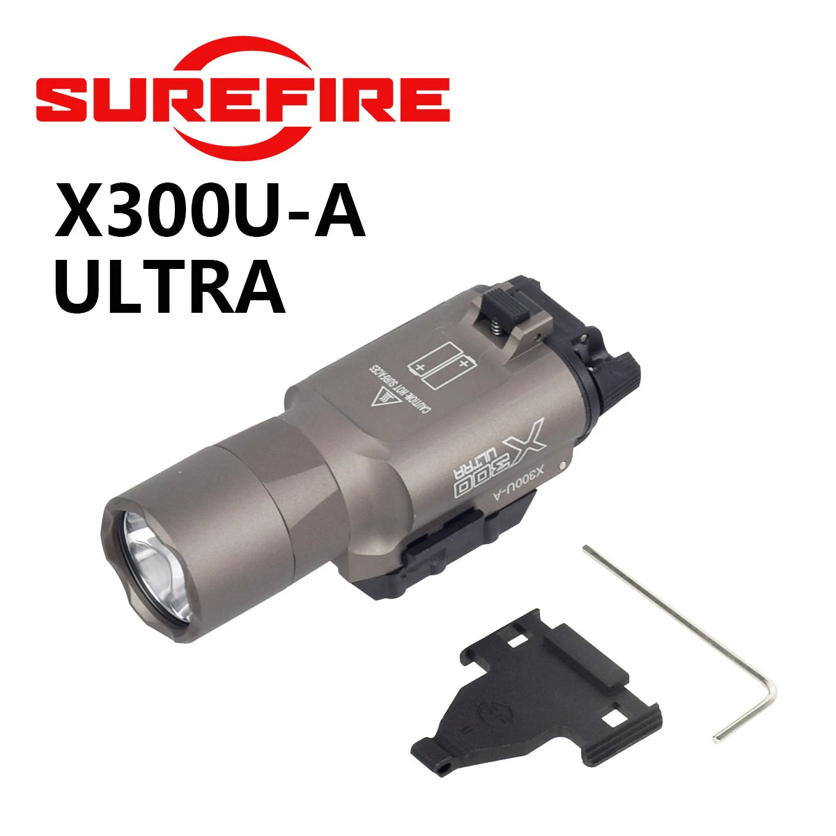 LAMBUL SureFire X300 X300U Ultra Weapon Flashlight For 20mm Rail
