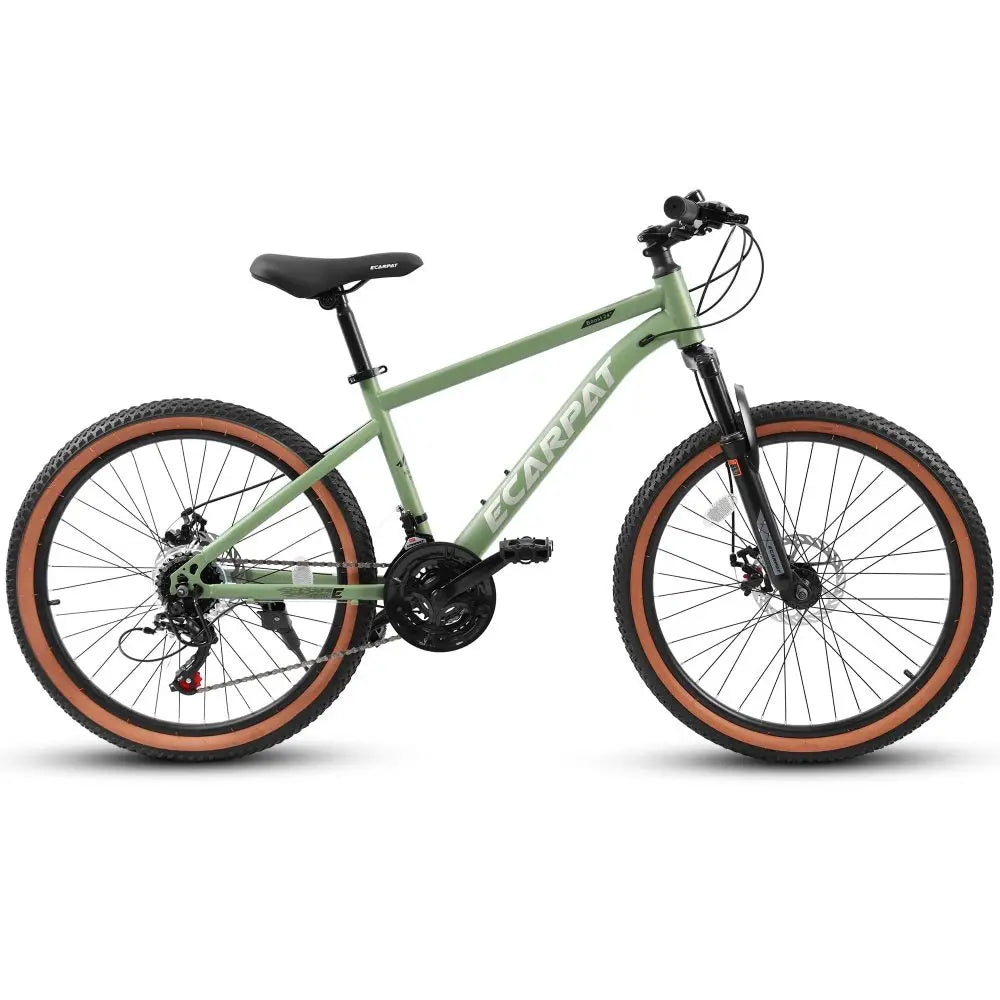 Fork Mountain Bike For Teens With Steel Frame Disc Brakes