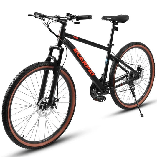 Fork Mountain Bike For Teens With Steel Frame Disc Brakes