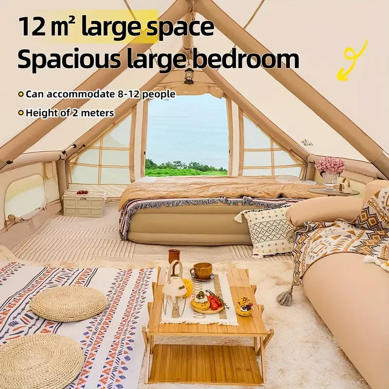 Inflatable Camping Tent Easy Setup Waterproof Family Air Tent