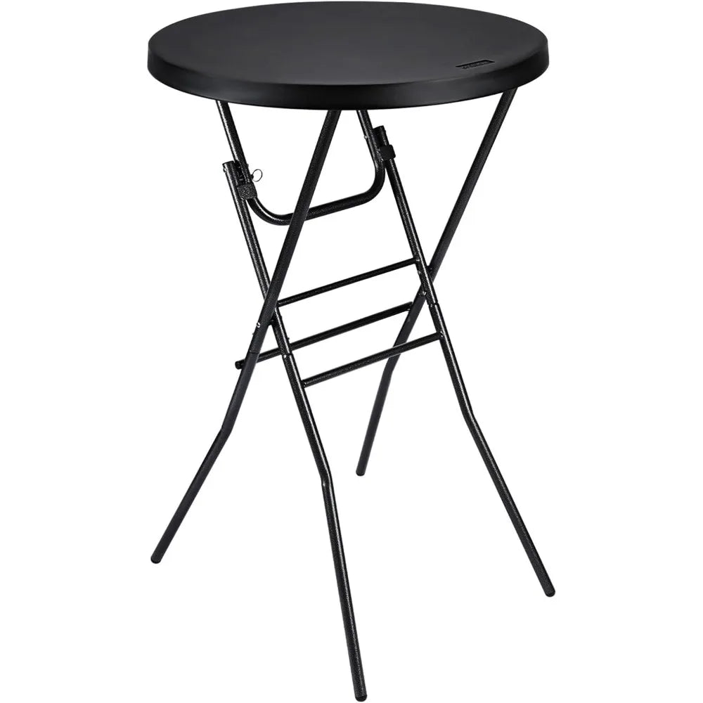 Round Folding Bistro Table for Outdoor and Indoor Dining