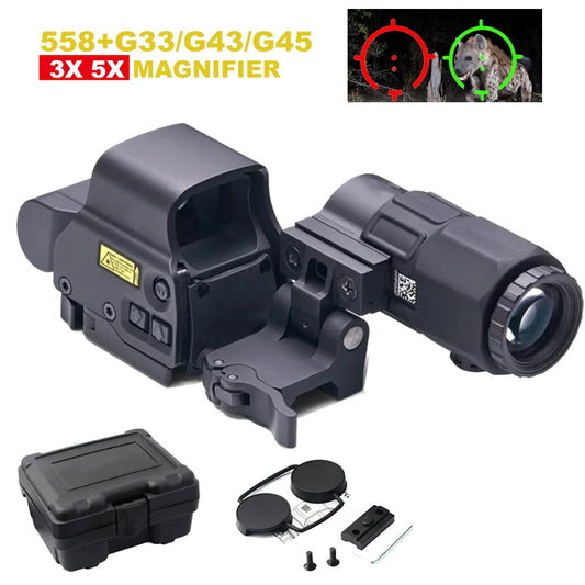 Bestsight 558 Holographic Collimator Sight With Rail Mount