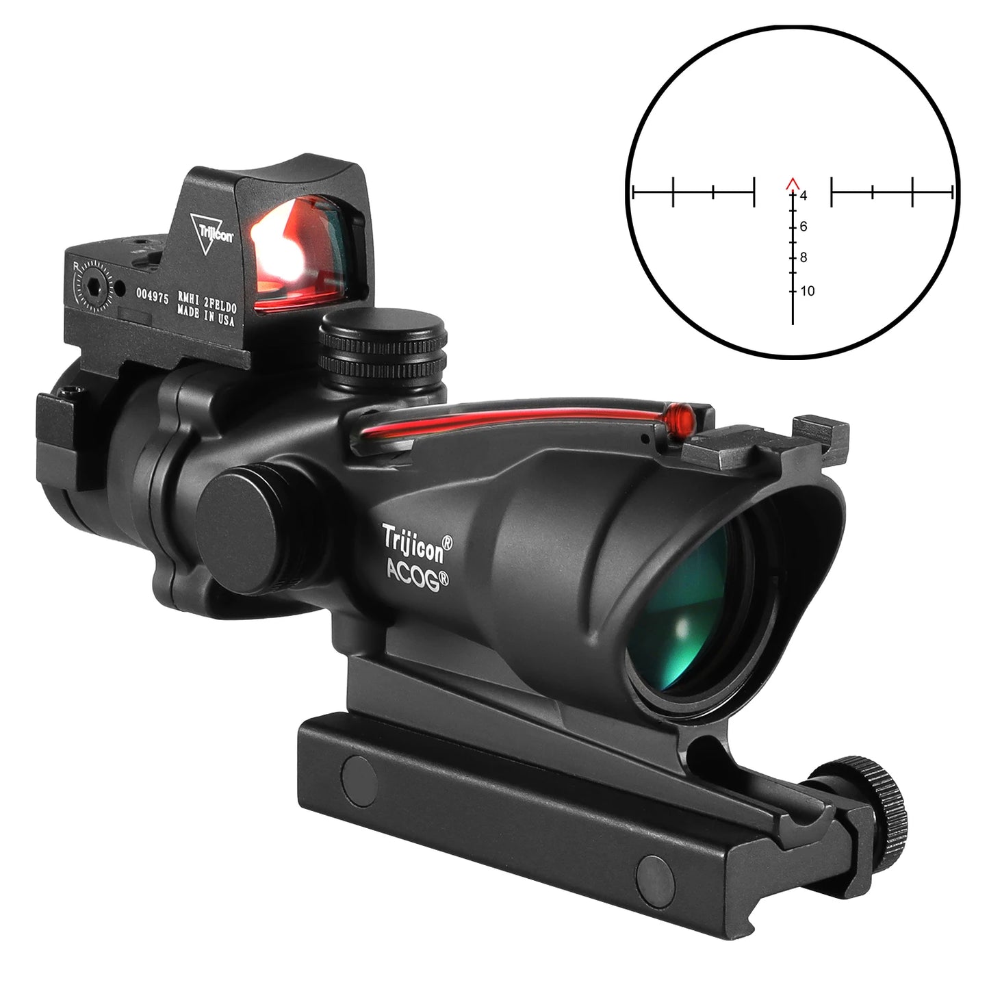 Nabila Red Dot and Tactical Scope for Rifle Rail Hunting