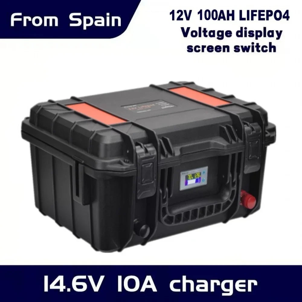 Capacity 12V LiFePO4 Battery 100Ah FS100