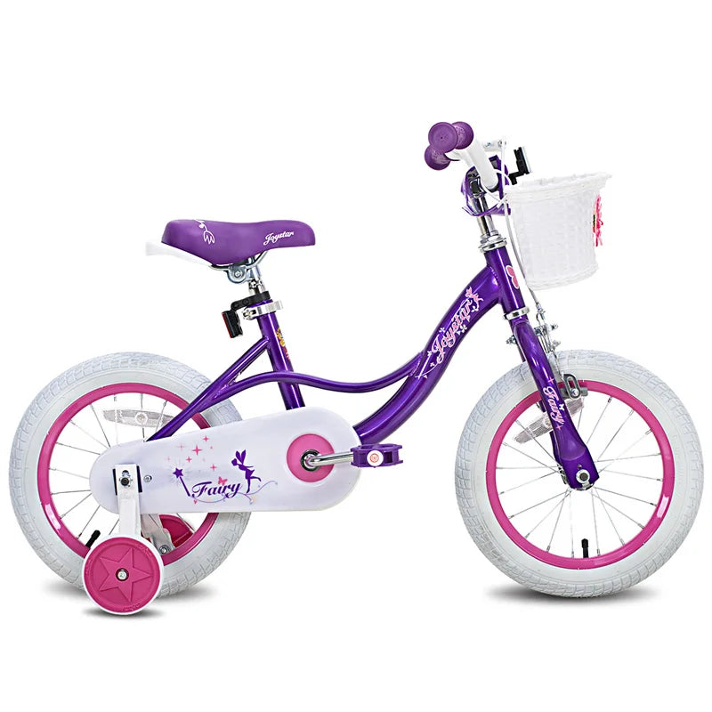 Joystar Fairy Girls Bike With Training Wheels And Basket
