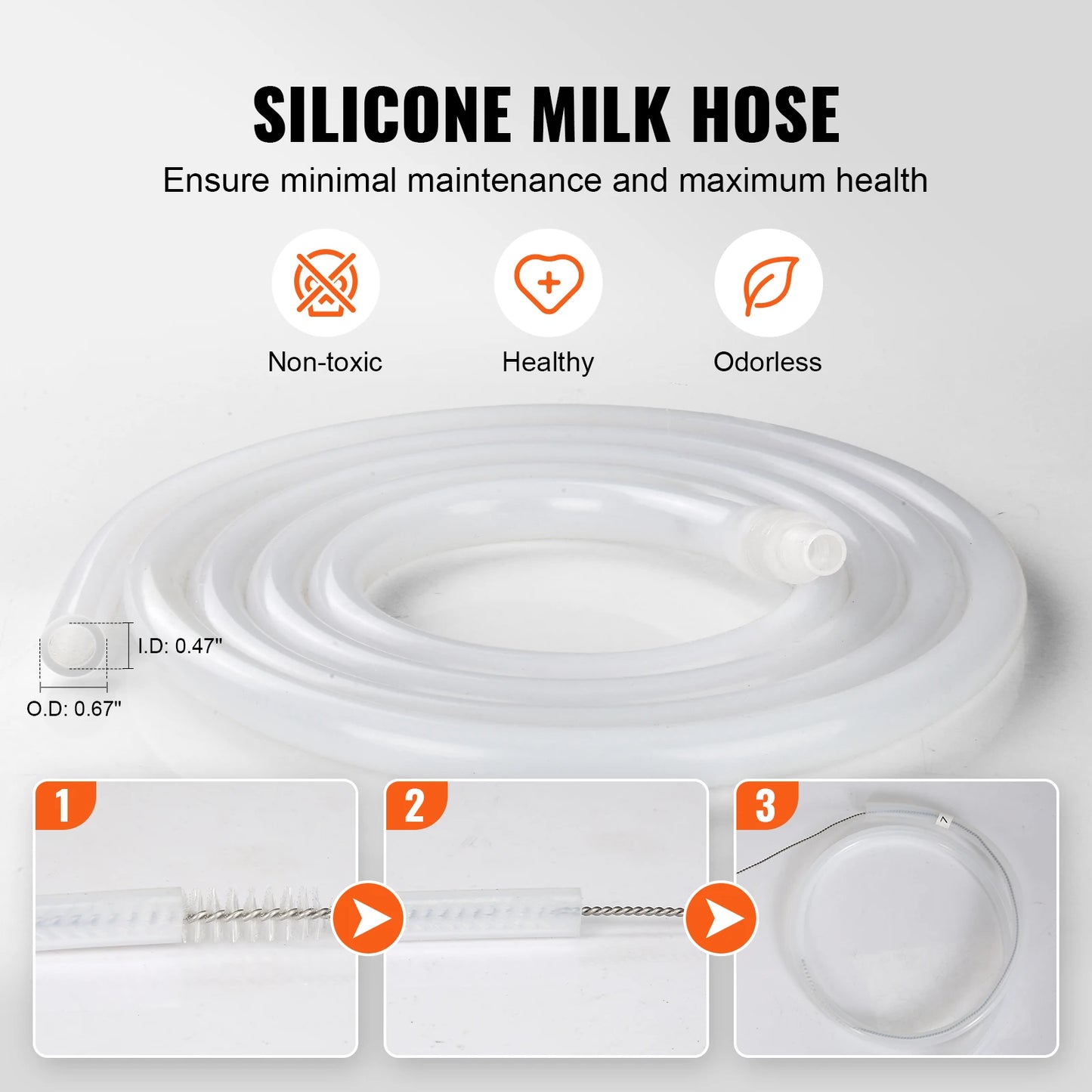 SucceBuy Electric Cow Milking Machine Stainless Steel Pulsation Vacuum