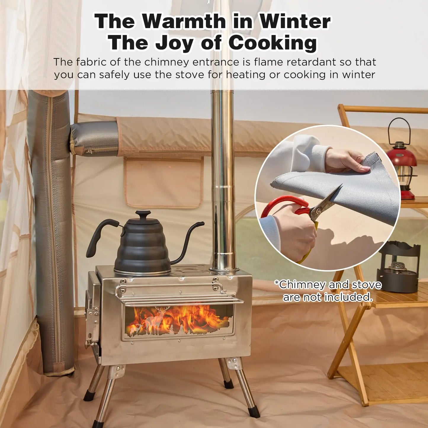 SENLEET Inflatable Camping Tent For Family Outdoor Glamping