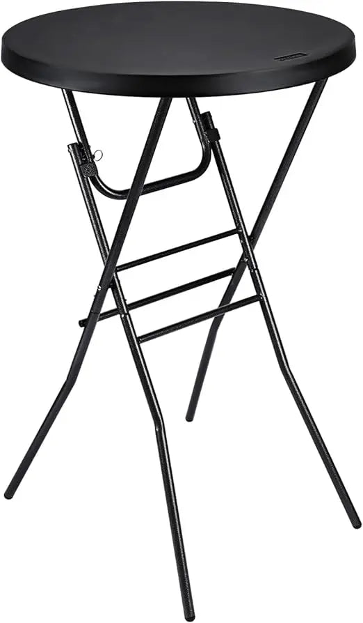 Round Folding Bistro Table for Outdoor and Indoor Dining