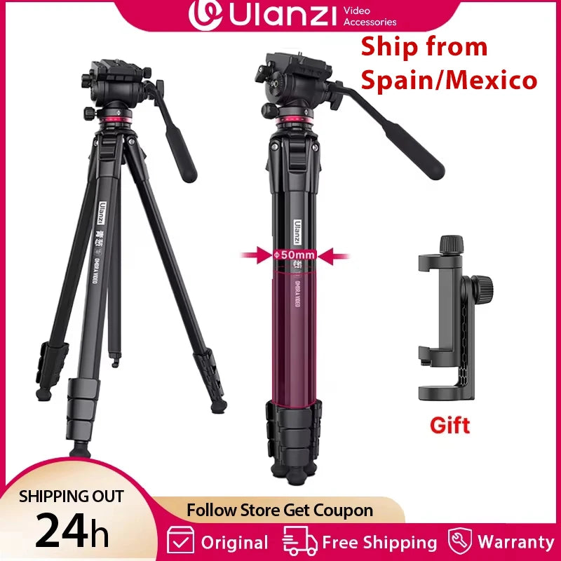 Ulanzi OMBRA Travel Tripod With 360 Pan Arca Swiss