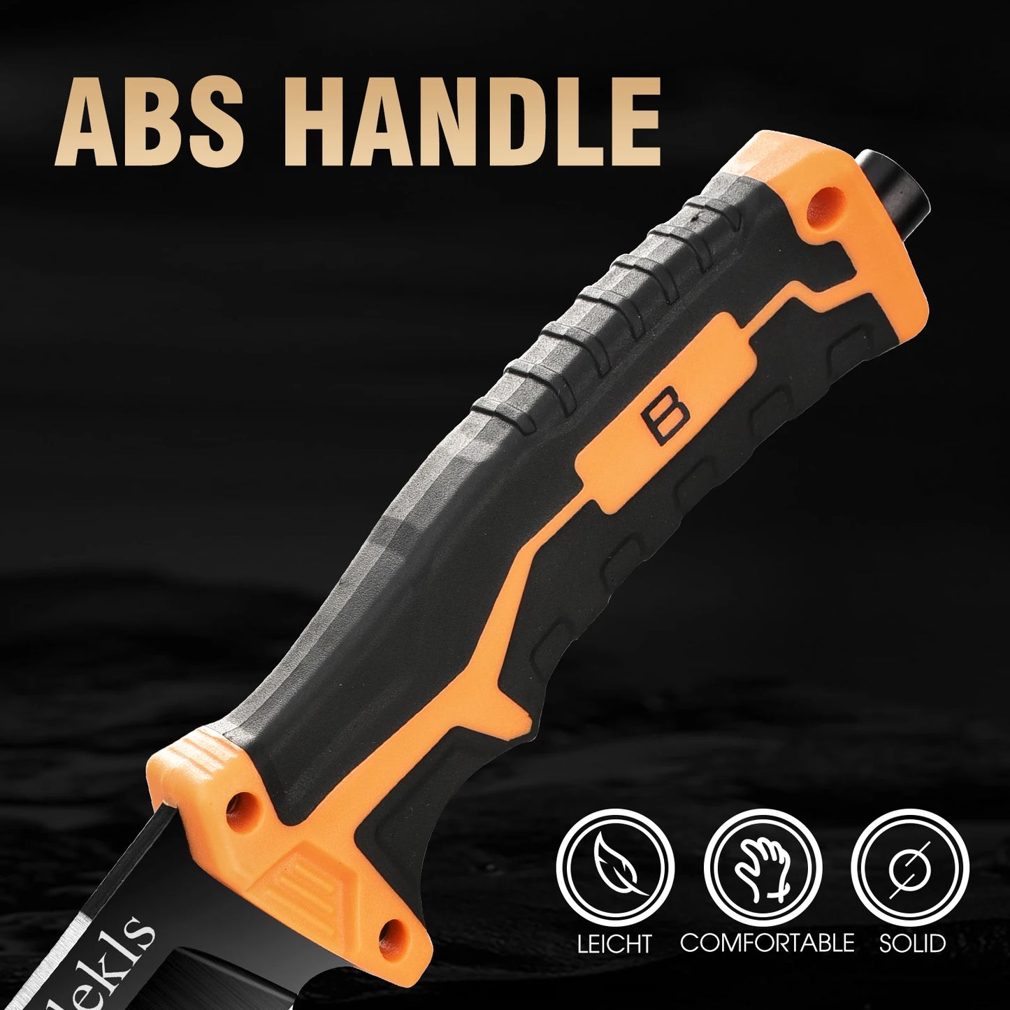 Gdekls Tactical Fixed Blade Knife For Camping And Survival