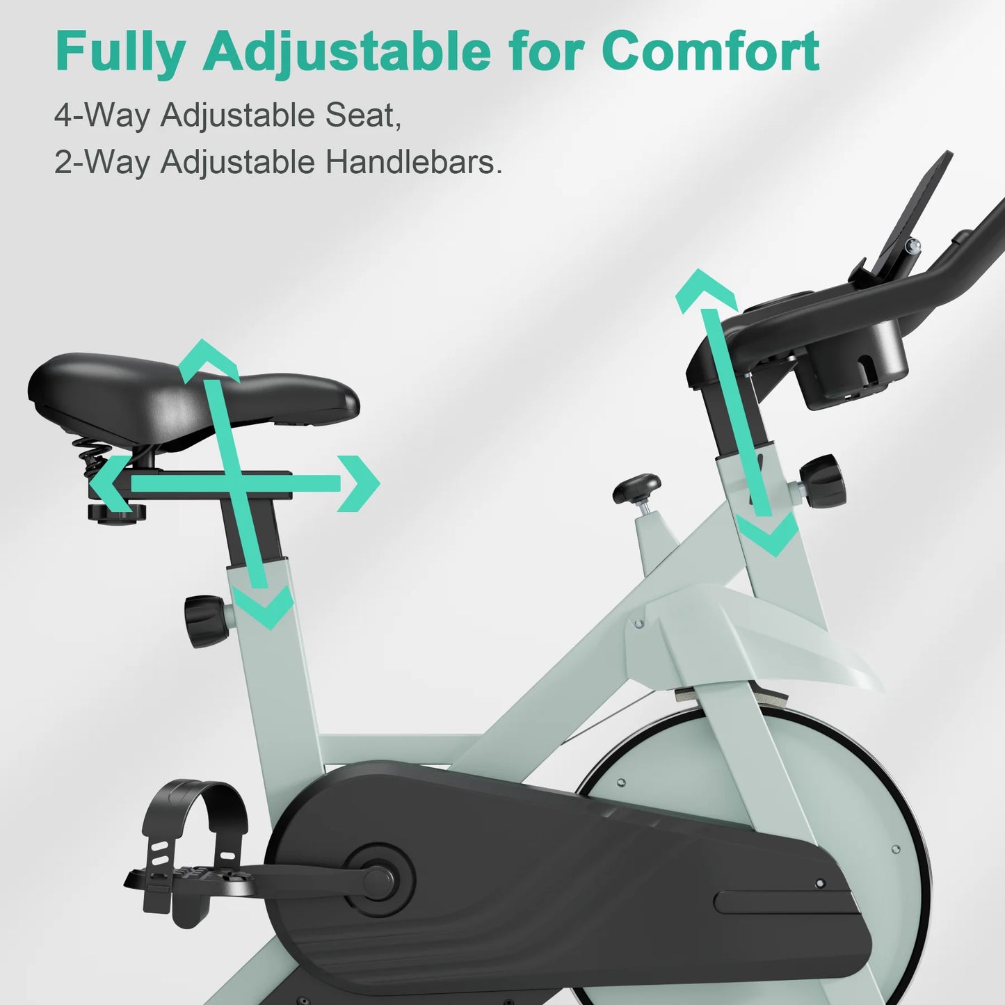 Superun 32Level Magnetic Resistance Exercise Bike For Home Gym