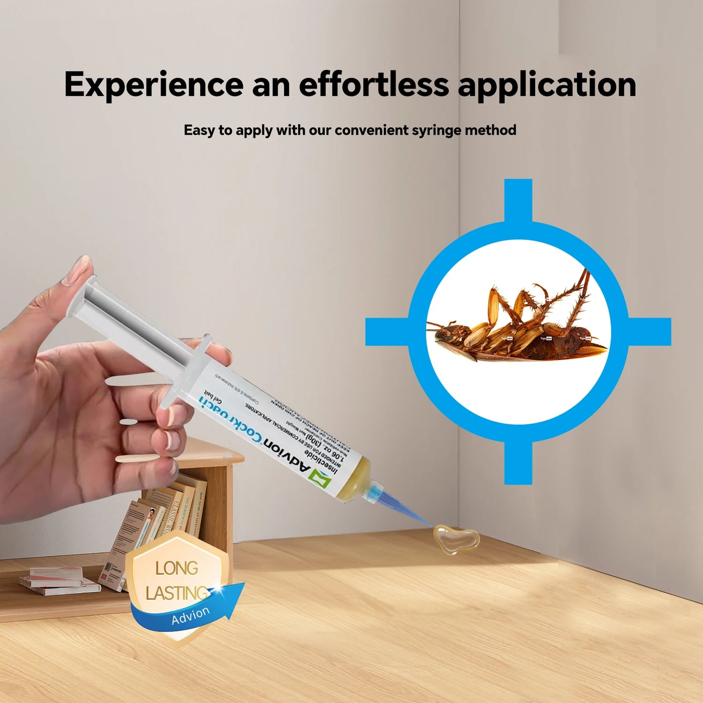 Syngenta Advion Cockroach Gel Bait Indoor Outdoor 4 Tubes