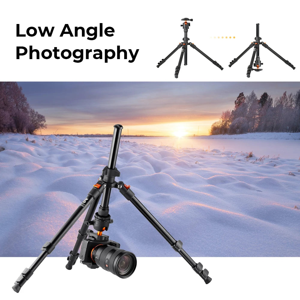 K&F Concept Portable Tripod for Canon Nikon Sony DSLR