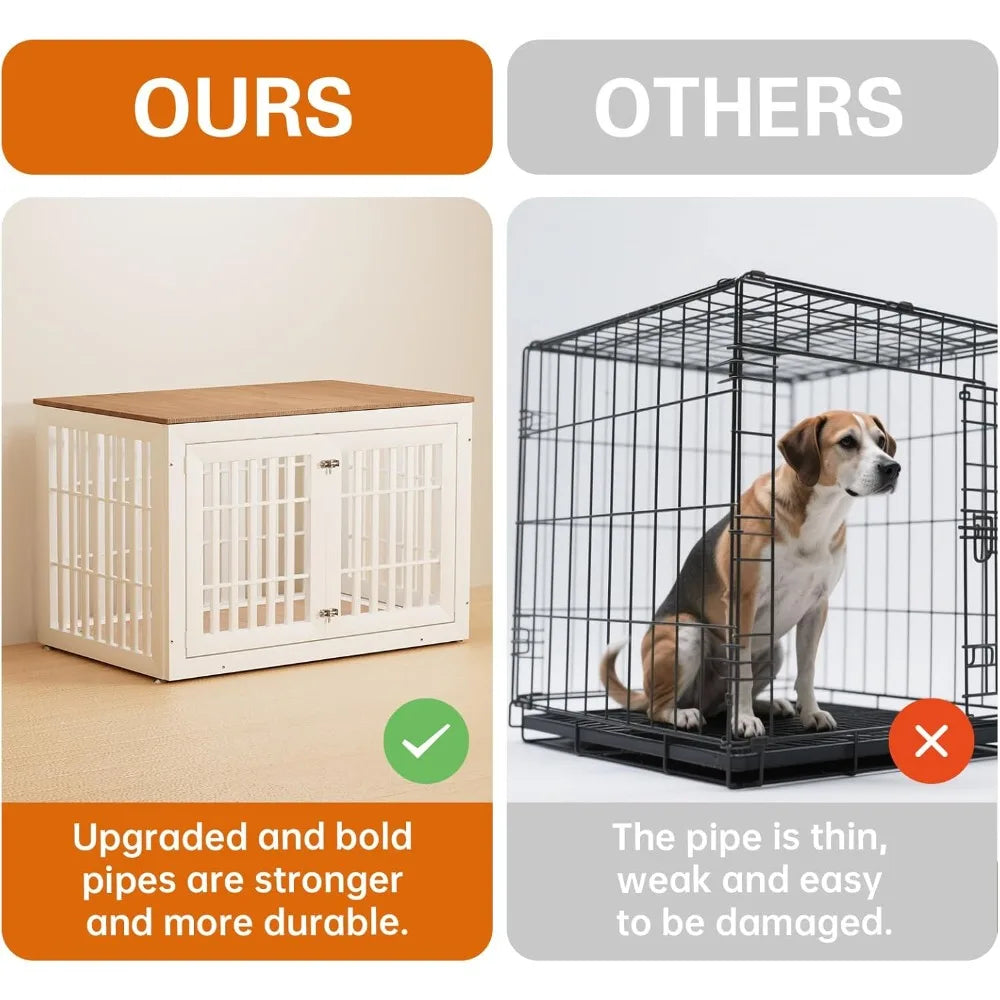 Durable Indoor Dog Crate Furniture For All Breeds Of Pets