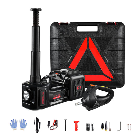 VEVOR 5T Electric Car Jack With 12V Scissor Jack And LED Light