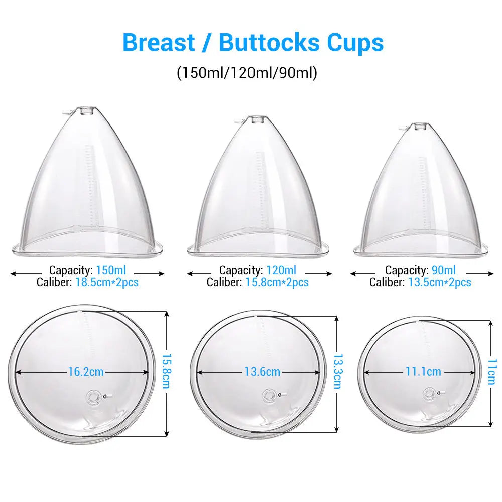 G8 Pro Vibration Vacuum Massager With Cups For Cellulite Removal