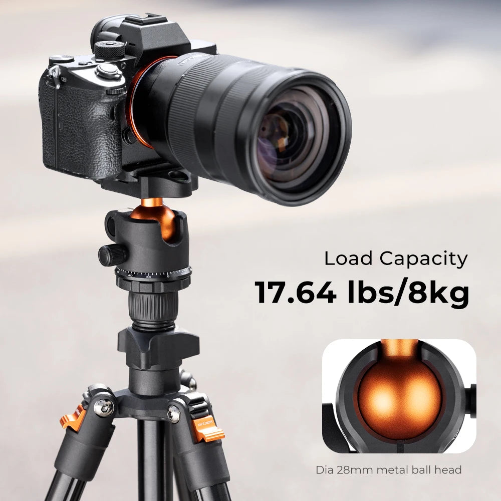 K&F Concept Portable Tripod for Canon Nikon Sony DSLR