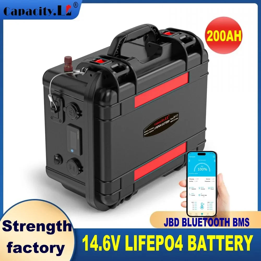 Capacity 12V LiFePO4 Battery 100Ah FS100