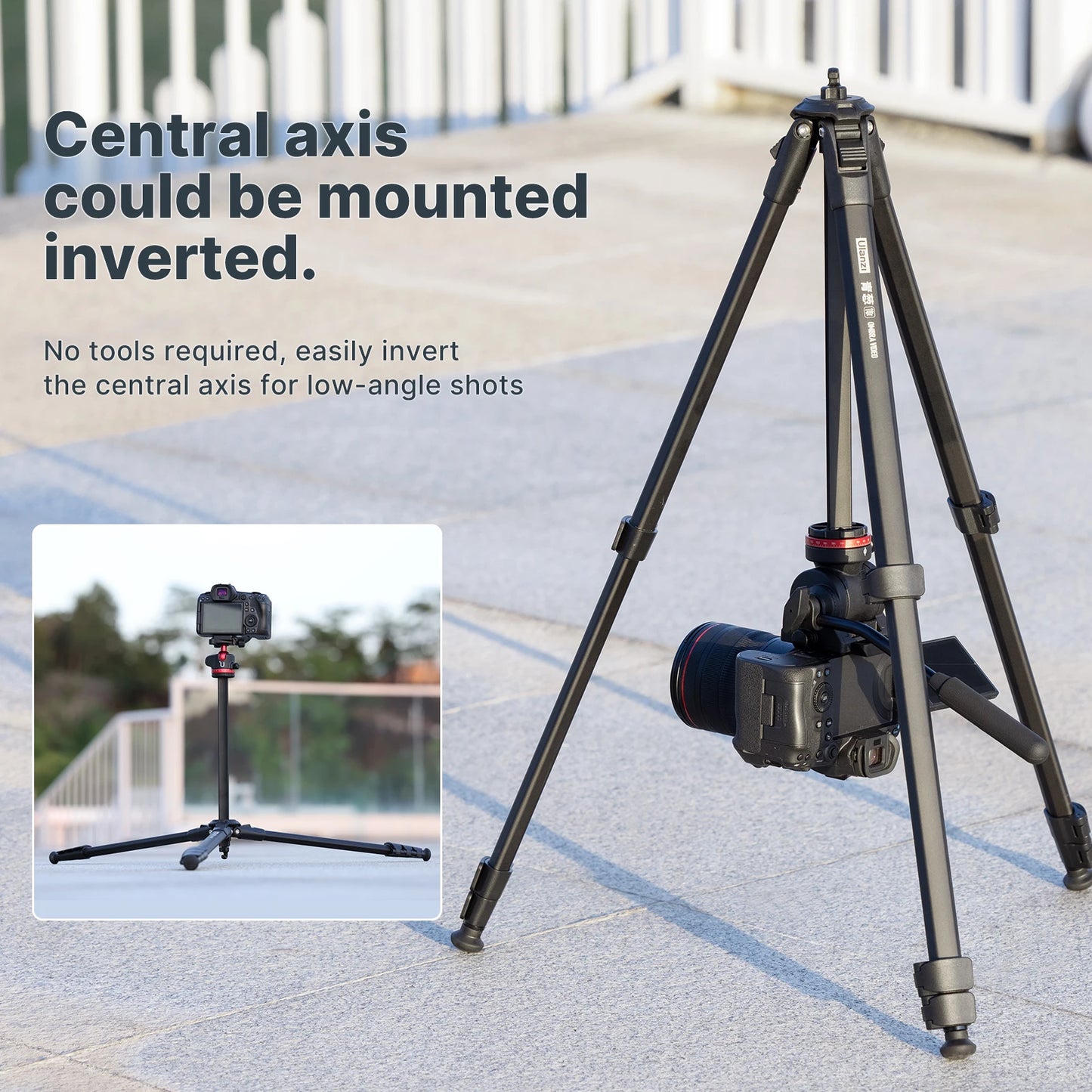 Ulanzi OMBRA Travel Tripod With 360 Pan Arca Swiss