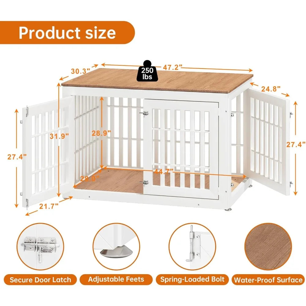 Durable Indoor Dog Crate Furniture For All Breeds Of Pets
