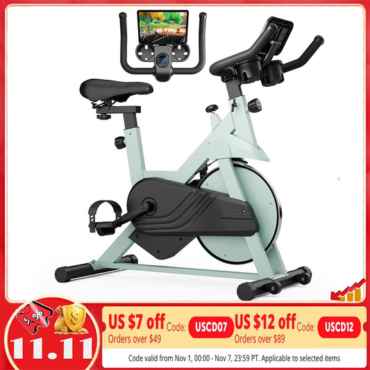 Superun 32Level Magnetic Resistance Exercise Bike For Home Gym