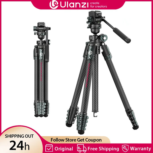 Ulanzi JJ06 GlideGo Video Tripod With 360 Panoramic Ball Head