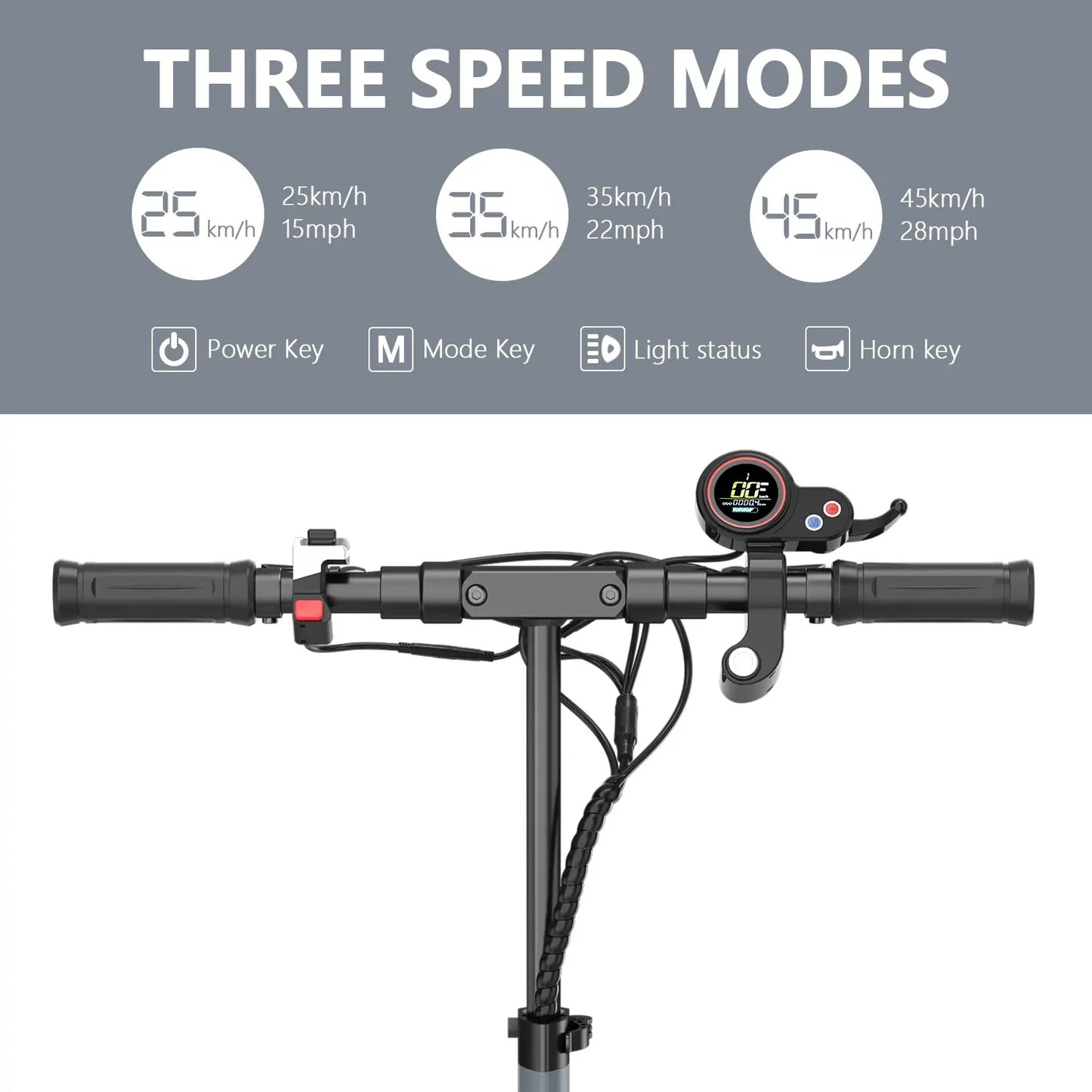 iENYRID A1 Electric Scooter 800W Folding Dual Braking