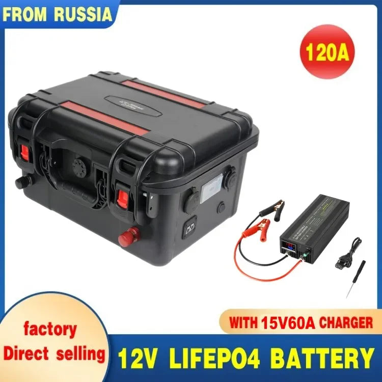 Capacity 12V LiFePO4 Battery 100Ah FS100