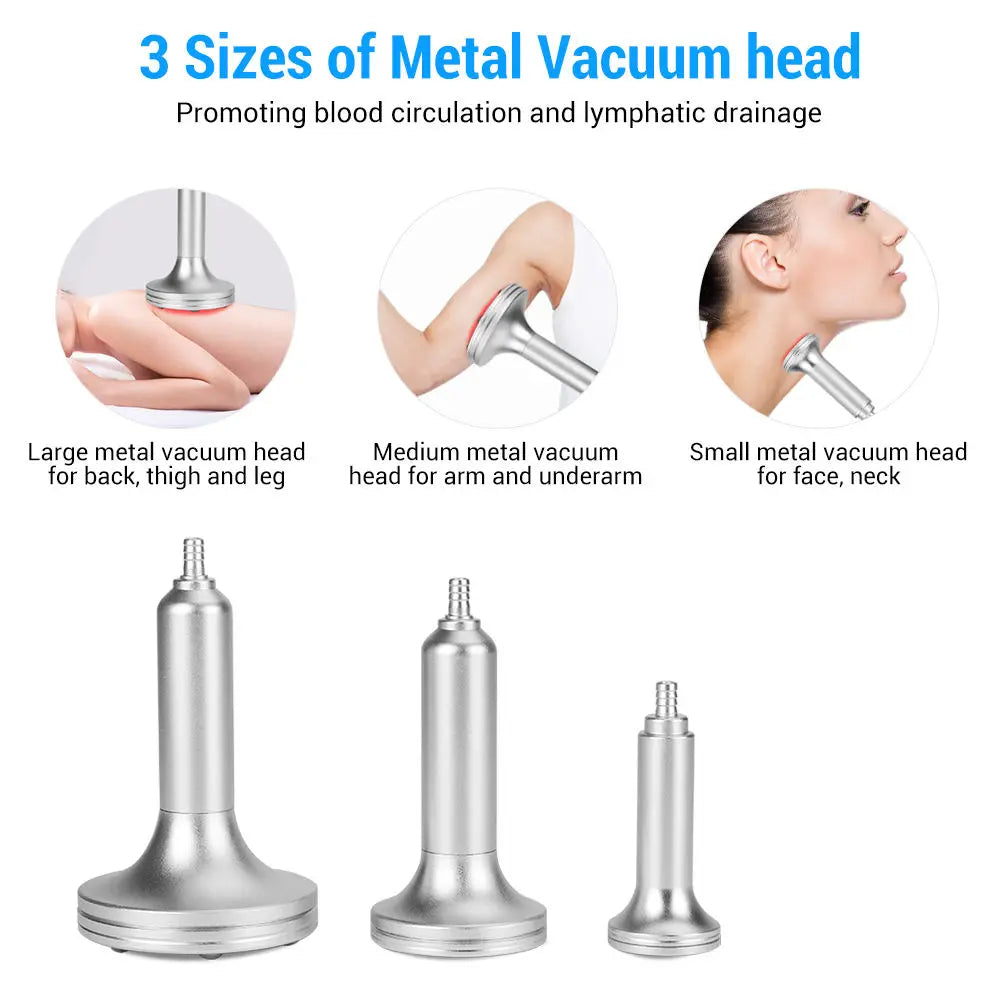 G8 Pro Vibration Vacuum Massager With Cups For Cellulite Removal