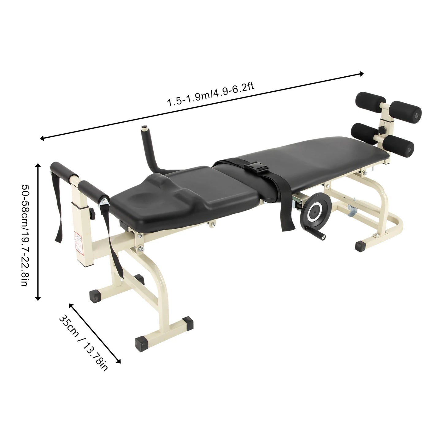 Multifunctional Body Stretcher Traction Bed Adjustable Spinal Decompression