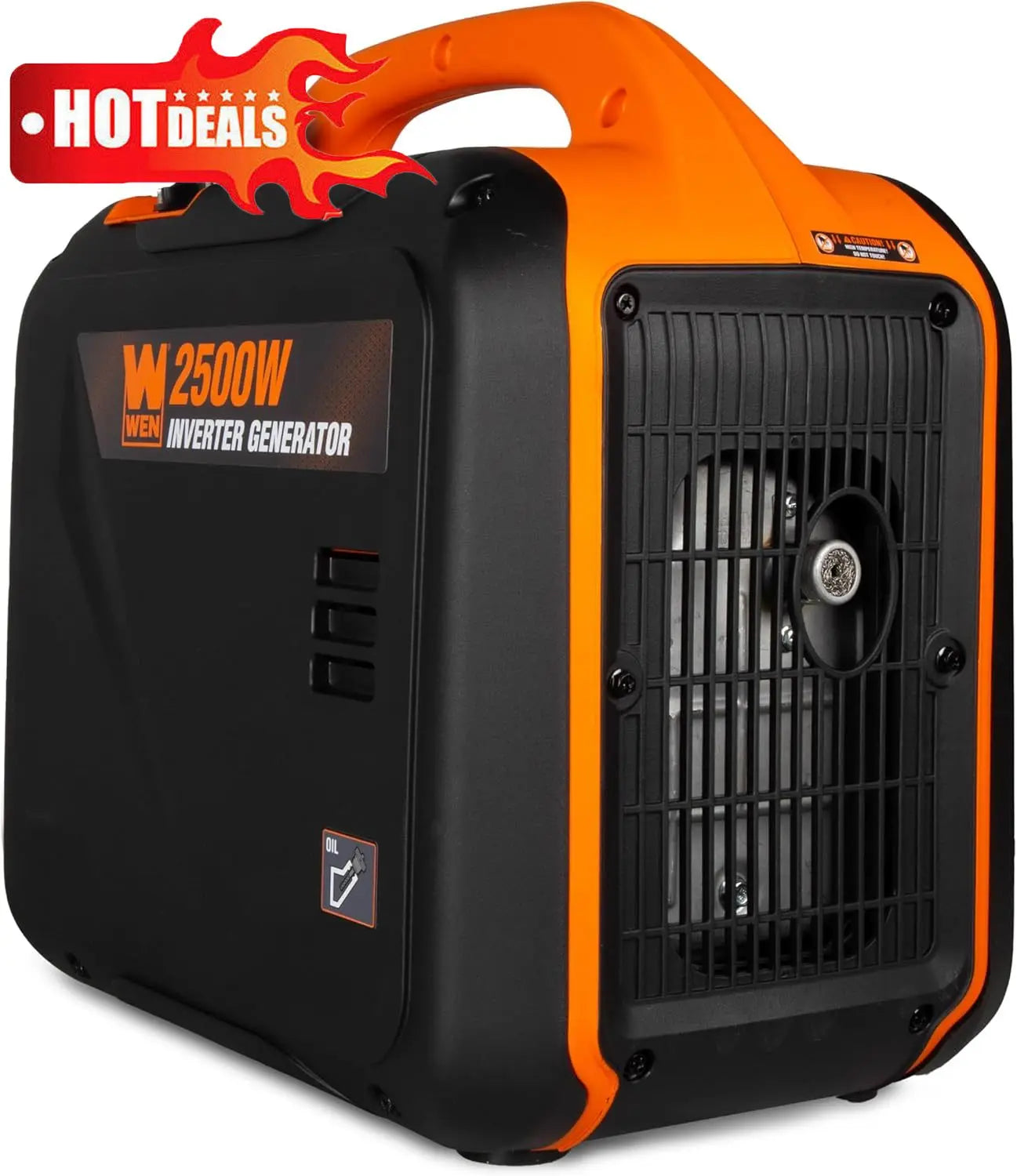 2500-Watt Inverter Generator Quiet Portable With Fuel Shut Off