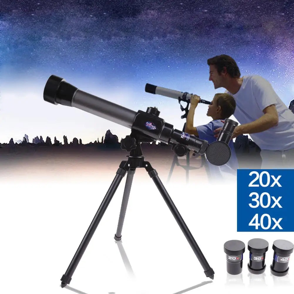 Children Science Education Astronomical Telescope  Monocular Student Science Teaching Aids Eyepiece with Tripod