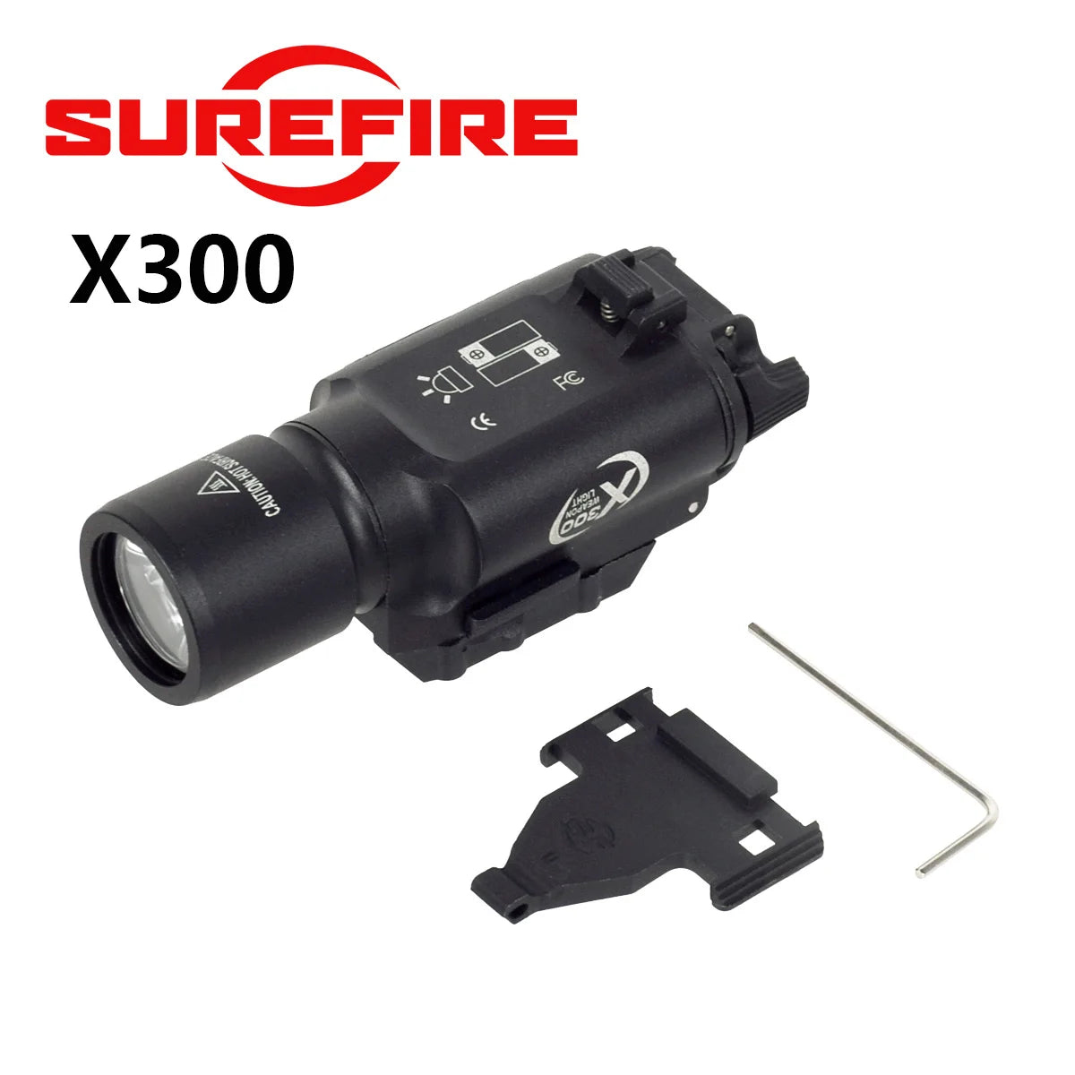 LAMBUL SureFire X300 X300U Ultra Weapon Flashlight For 20mm Rail