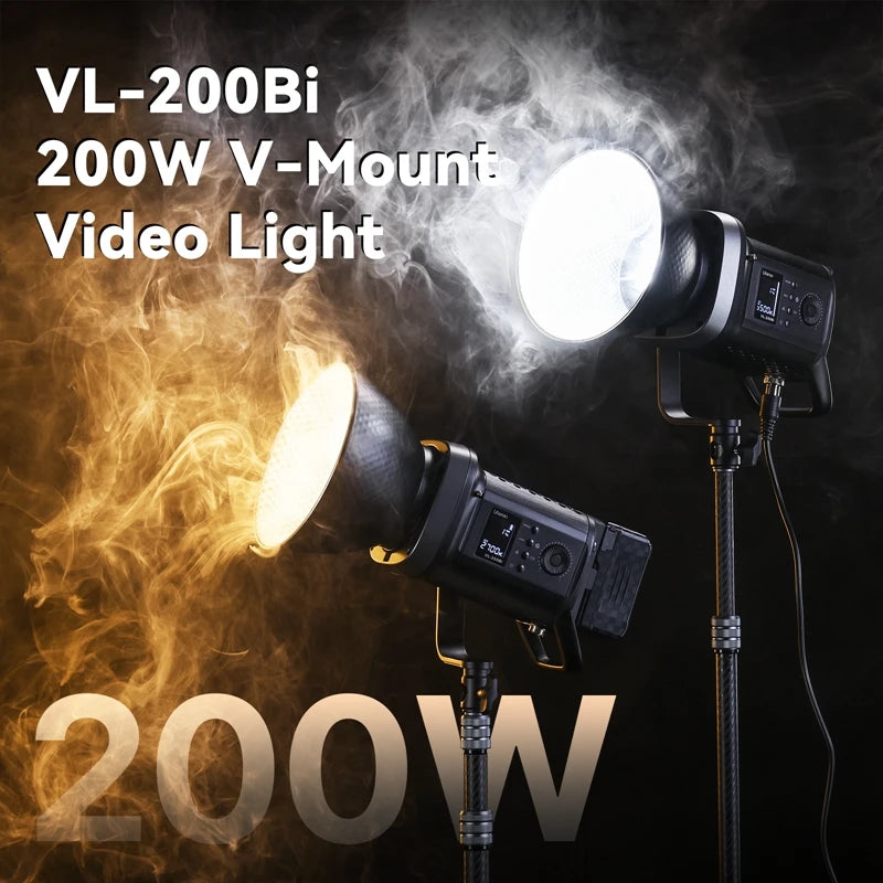 Ulanzi VL-200Bi V-Mount Bi-Color Video Light With Wireless Control
