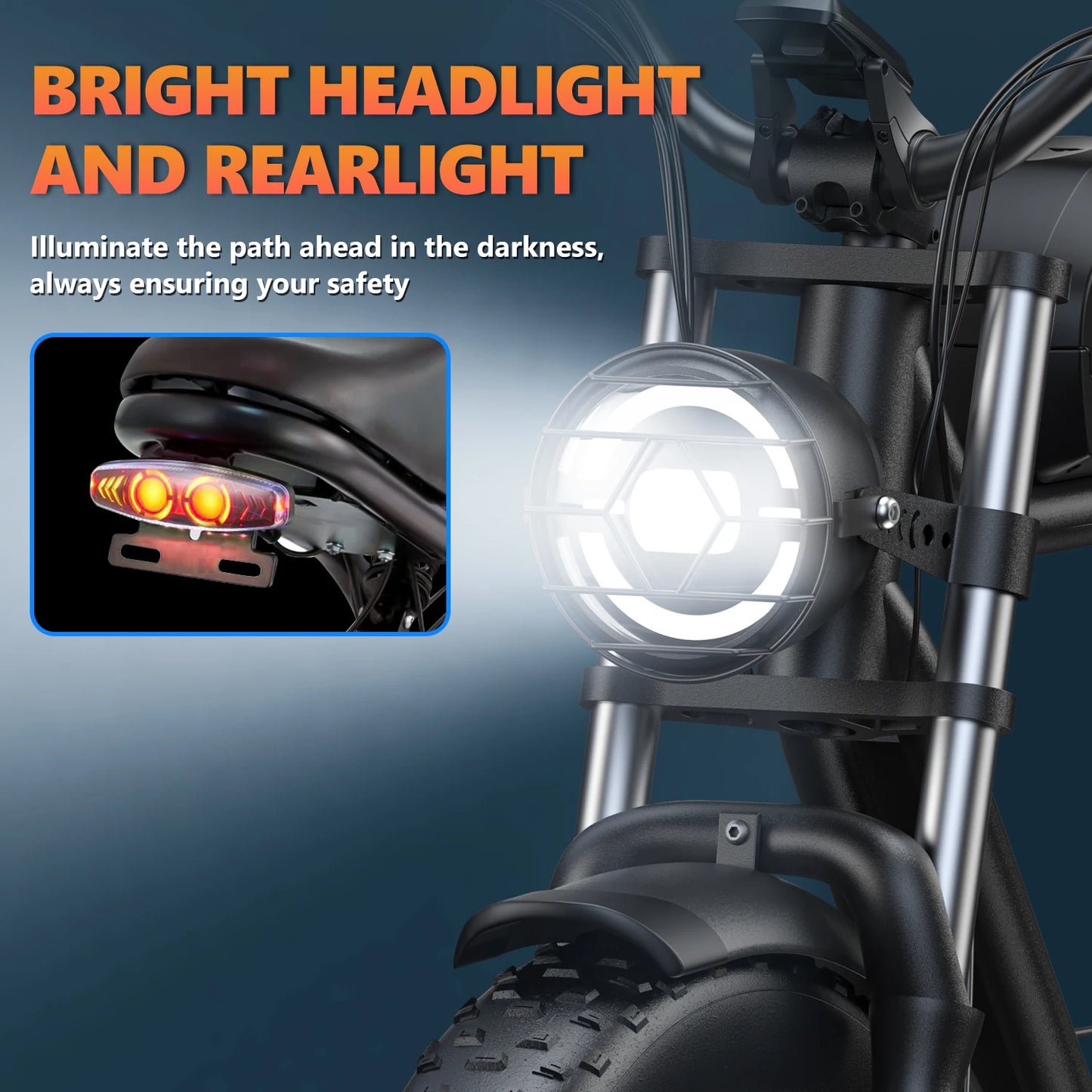 Kickwey K7 Electric Mountain Bike 1500W 48V Fat Tire