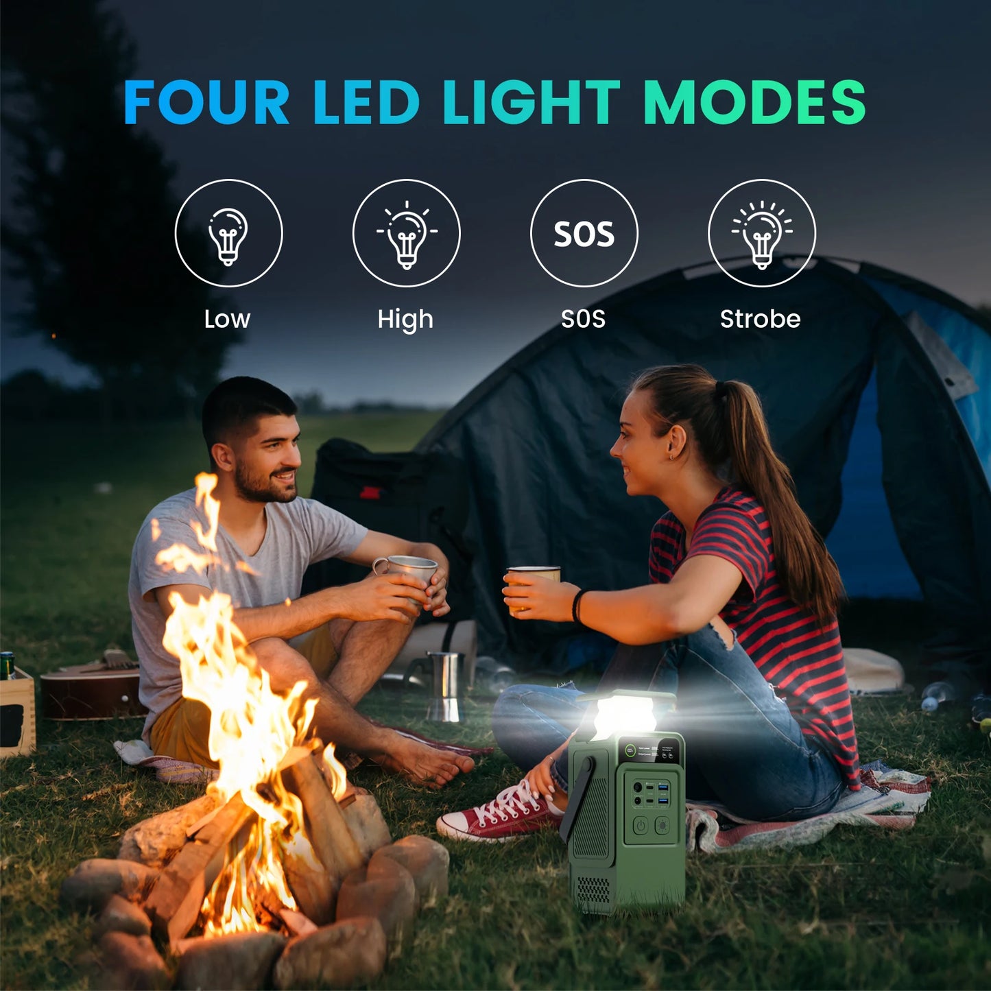 CTOLITY 200W Power Station 192Wh Lifepo4 Portable Battery