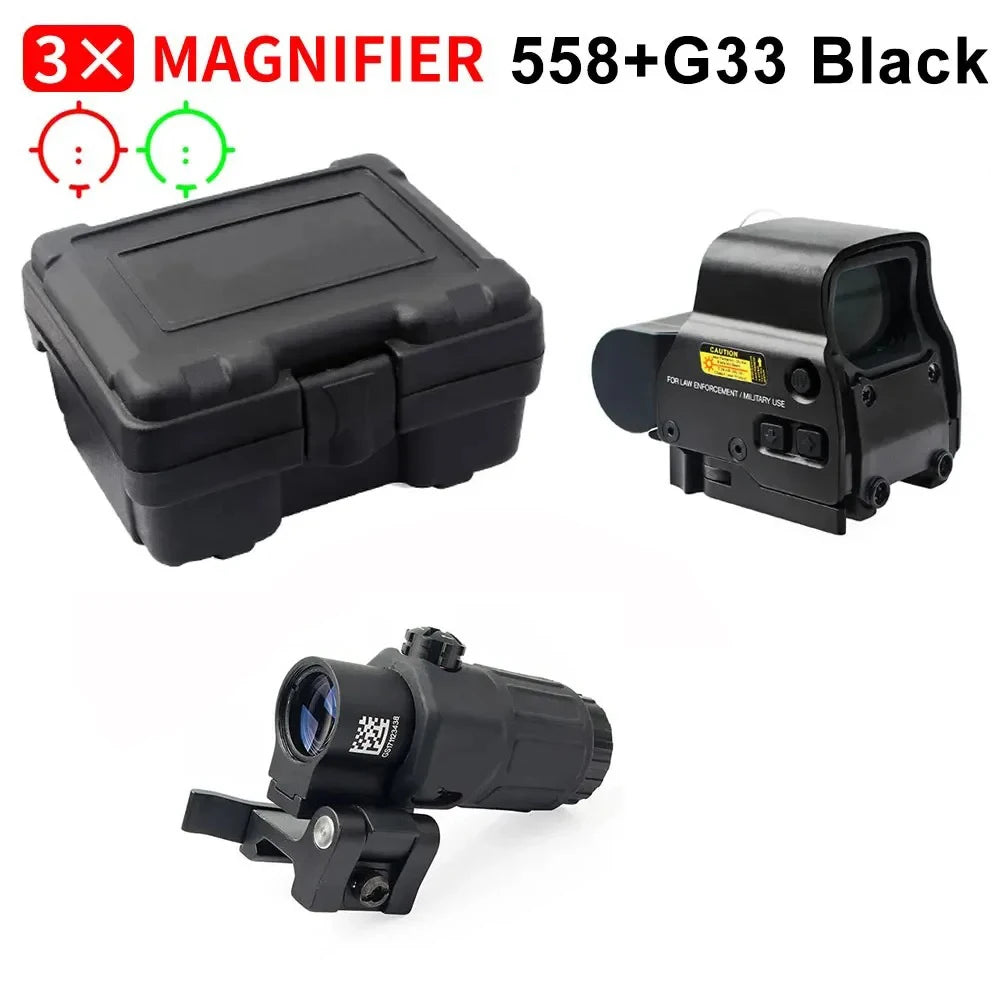 Bestsight 558 Holographic Collimator Sight With Rail Mount
