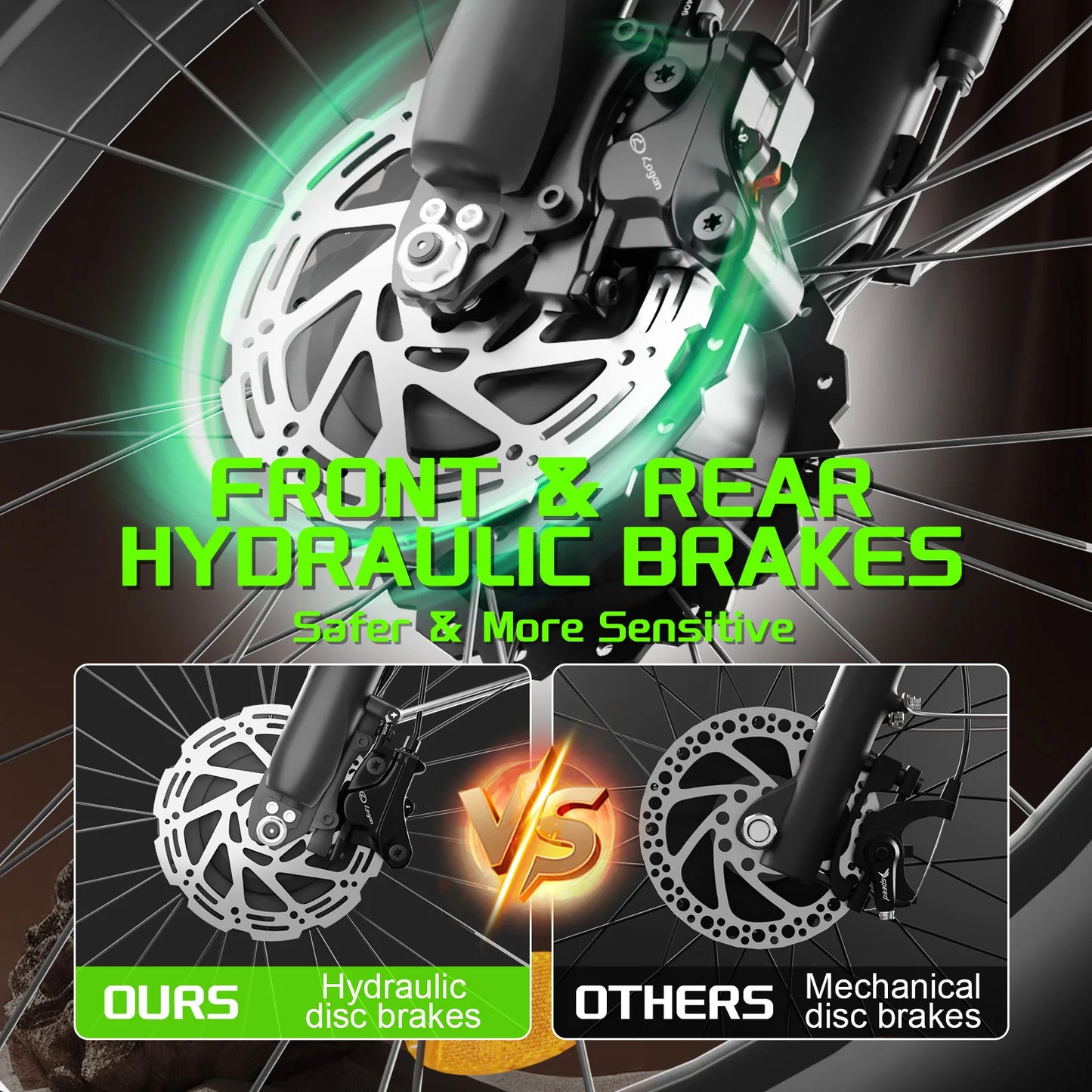 Moobelo M1 48V 22.4AH 2000W Dual Brushless Geared Motor Electric Bike Electric Bicycle Fast Charging Battery One-year warranty