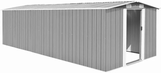 XMSJ Outdoor Storage Shed With Dual Sliding Doors And Vent Windows