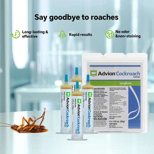 Syngenta Advion Cockroach Gel Bait Indoor Outdoor 4 Tubes