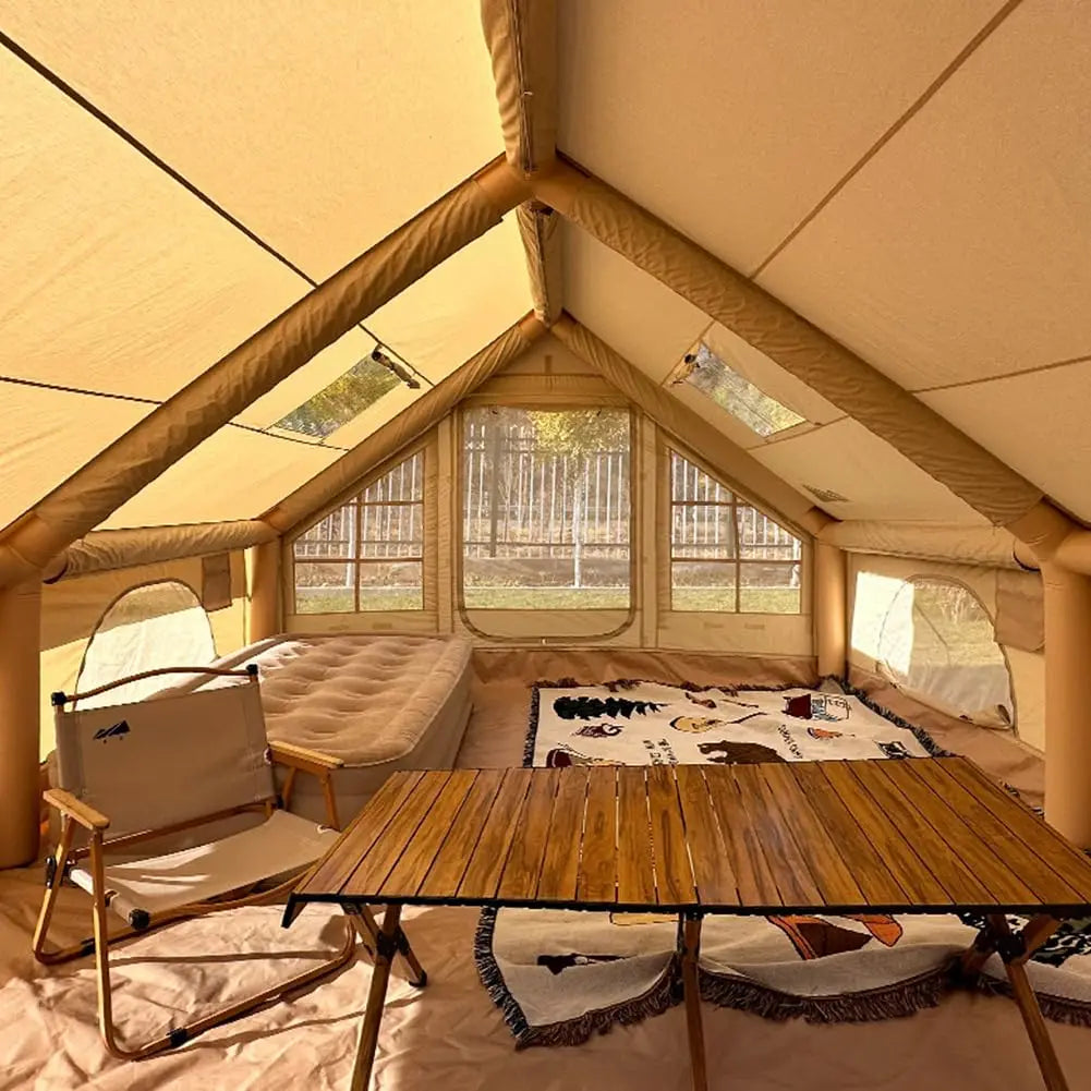 Inflatable Camping Tent Easy Setup Waterproof Family Air Tent