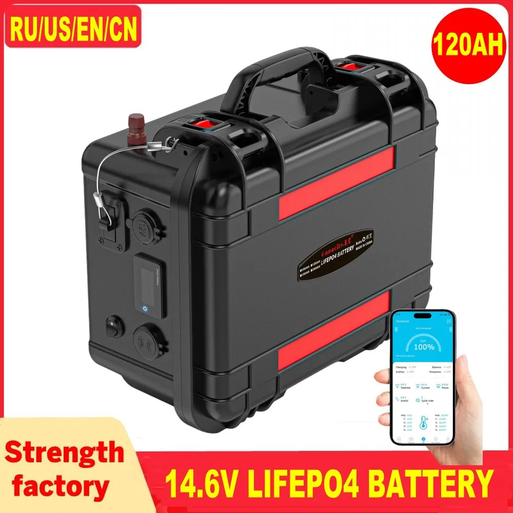 Capacity 12V LiFePO4 Battery 100Ah FS100
