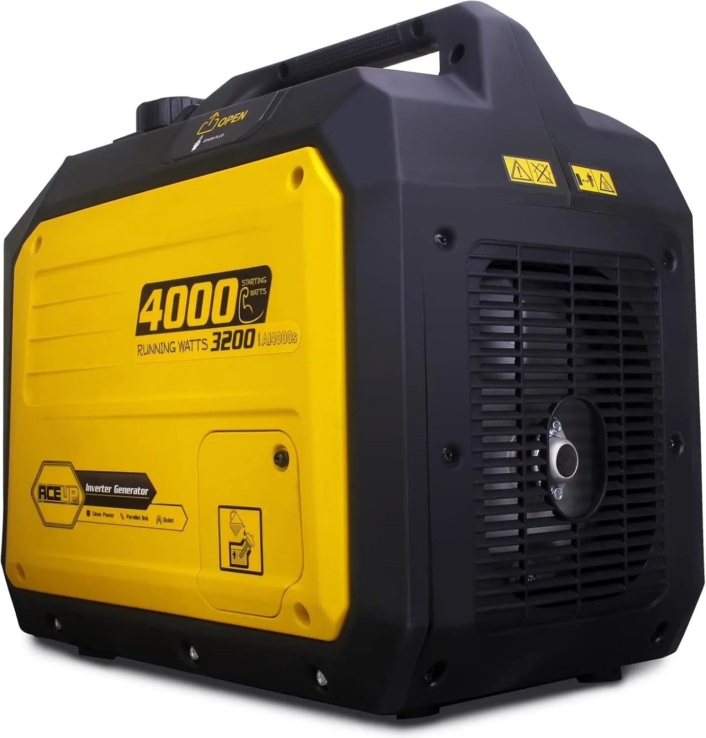 Aceup Energy 4000 Watt Portable Gas Powered Inverter Generator